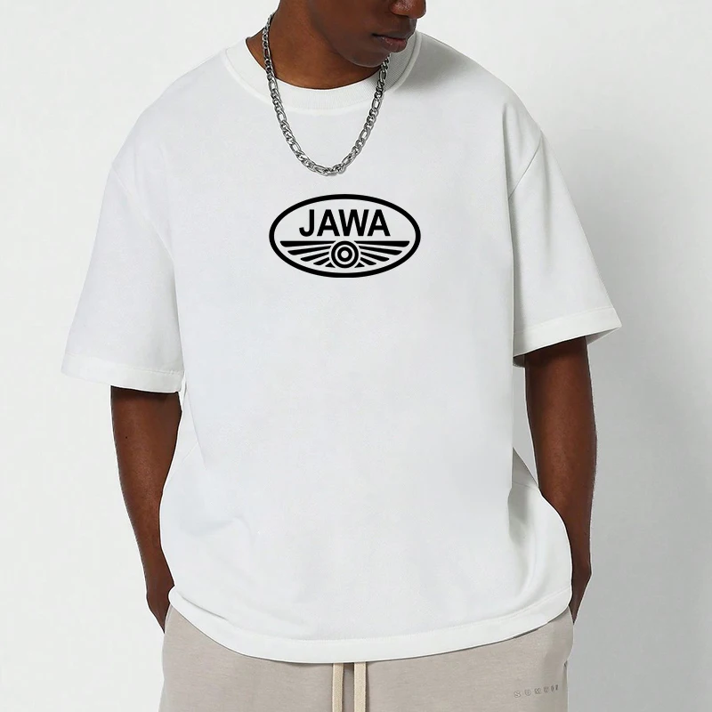 Jawa Logo Printed T-shirt Men's Oversize Streetwear New in Tops Cotton 100% Personalized Short Sleeve Tee White High Quality
Jawa Logo Printed T-shirt Men's Oversize Streetwear New in Tops Cotton 100% Personalized Short Sleeve Tee White High Quality