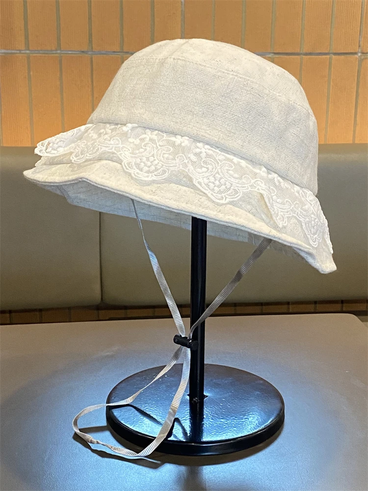 Lace Trimmed Bucket Hat Women Air-Linen UPF50+ Sun Hat Summer Face Slimming Foldable Breathable Boho Chic Beach Cover
Lace Trimmed Bucket Hat Women Air-Linen UPF50+ Sun Hat Summer Face Slimming Foldable Breathable Boho Chic Beach Cover
