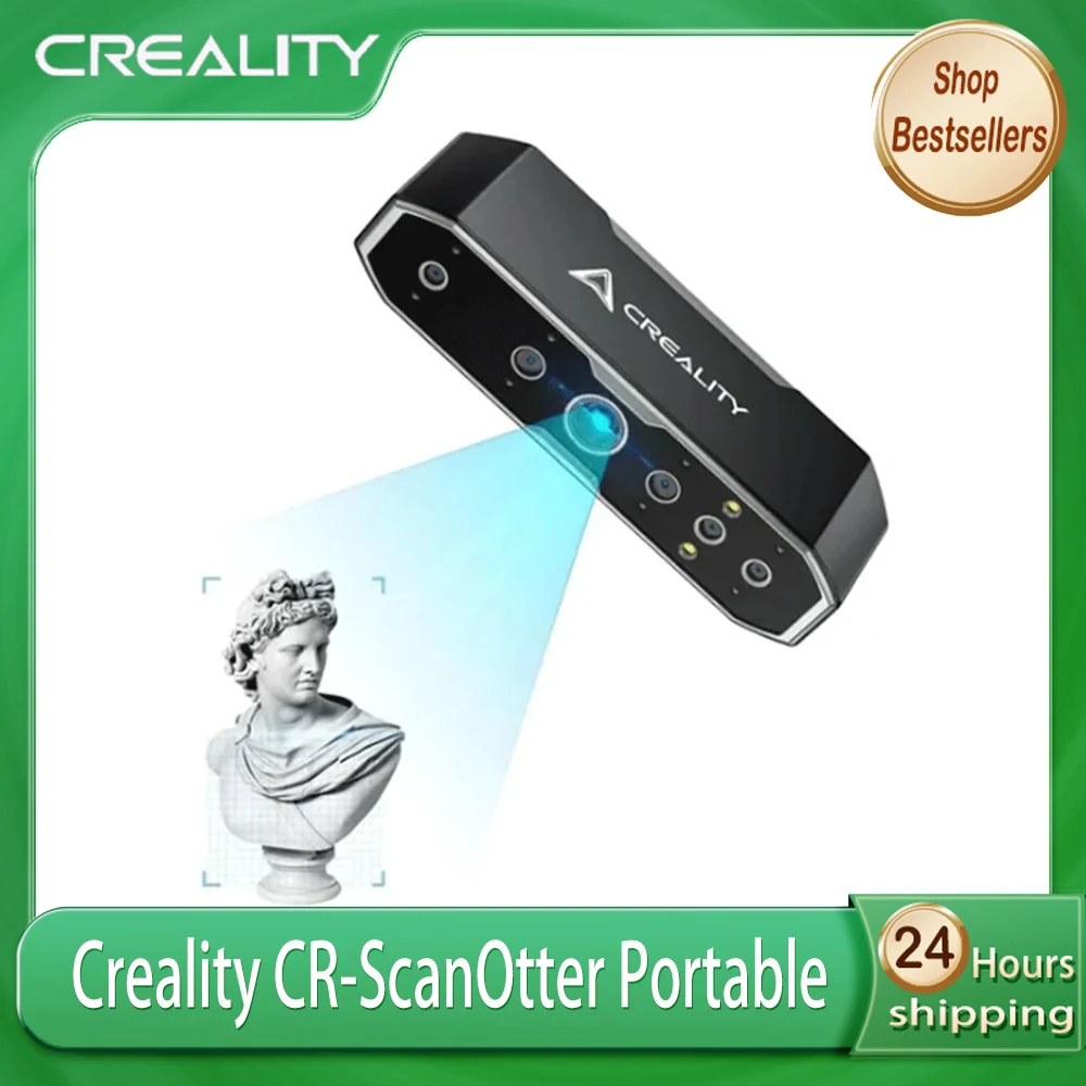 Creality CR-Scan Otter Portable Upgraded Handheld 3D Scanner 0.02mm Accuracy High Efficiency 20fps Speed Scanning Anti-shaking
Creality CR-Scan Otter Portable Upgraded Handheld 3D Scanner 0.02mm Accuracy High Efficiency 20fps Speed Scanning Anti-shaking