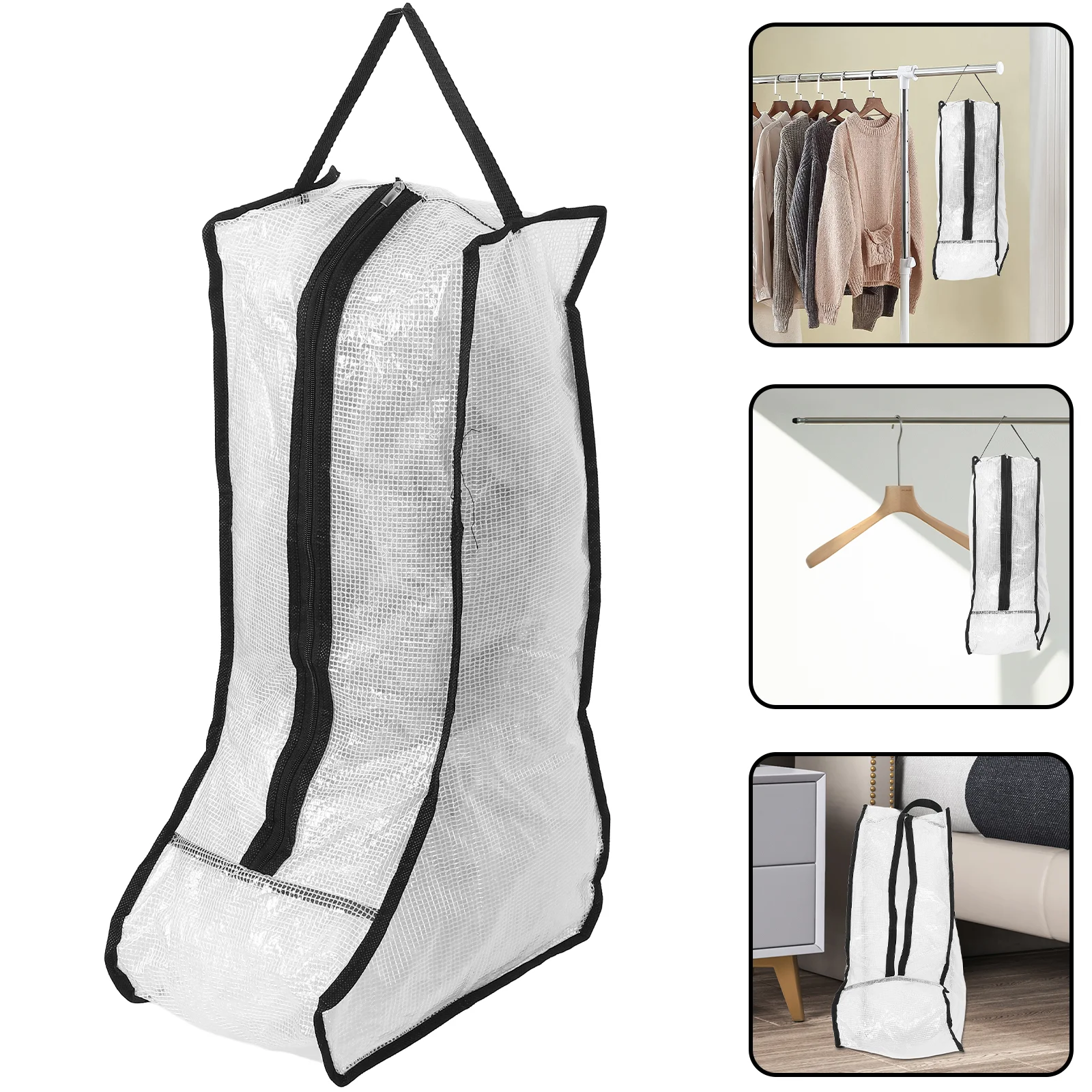 2 Pcs High Cylinder Boot Storage Bag Duffle Travel Boots Holder Zipper Shoe ganizer PVC Skin Friendly Keeper Perfect Size Women
2 Pcs High Cylinder Boot Storage Bag Duffle Travel Boots Holder Zipper Shoe ganizer PVC Skin Friendly Keeper Perfect Size Women