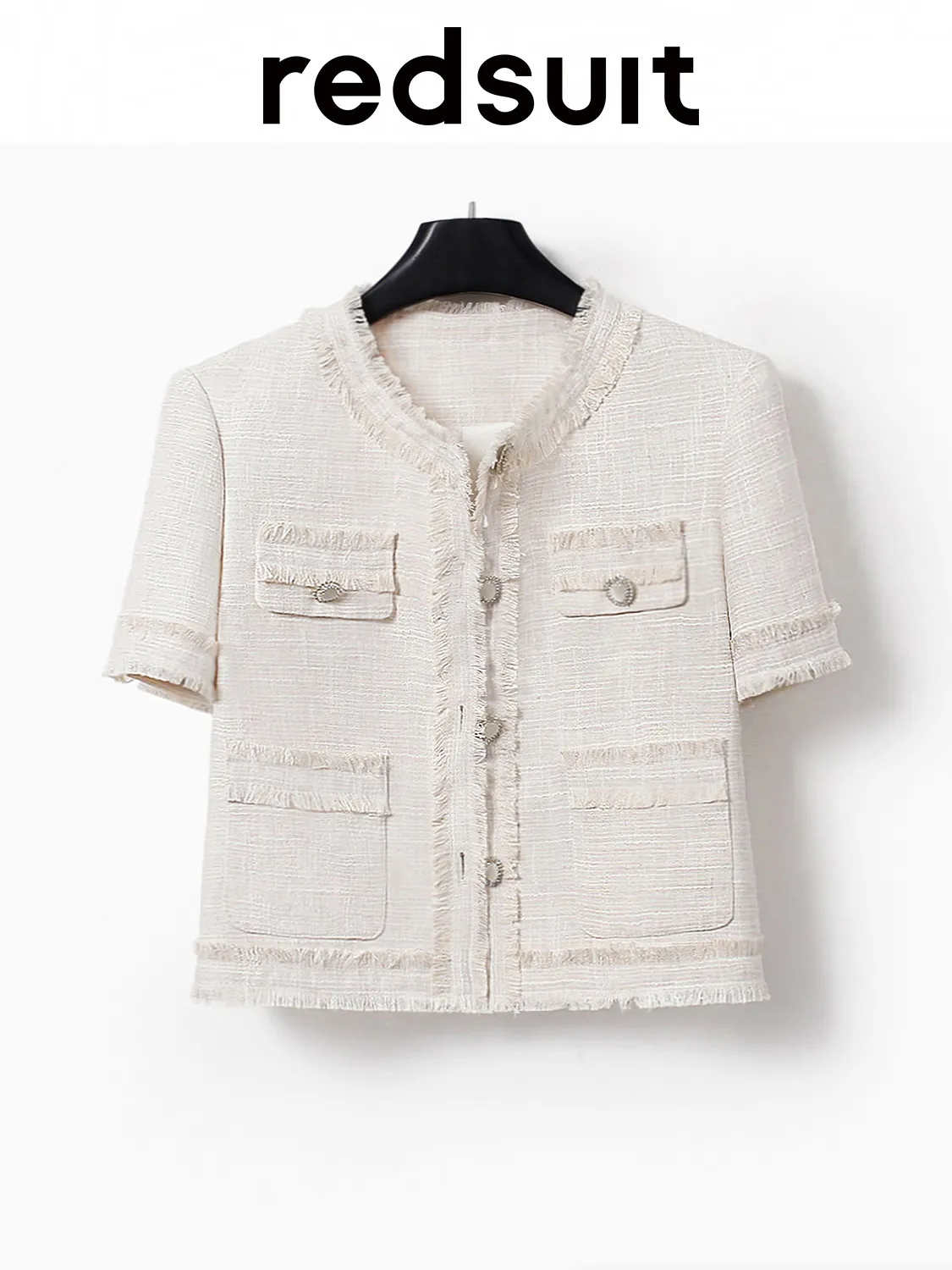 New Exquisite tassel heart-shaped button lightweight floral short sleeved jacket custom size
New Exquisite tassel heart-shaped button lightweight floral short sleeved jacket custom size