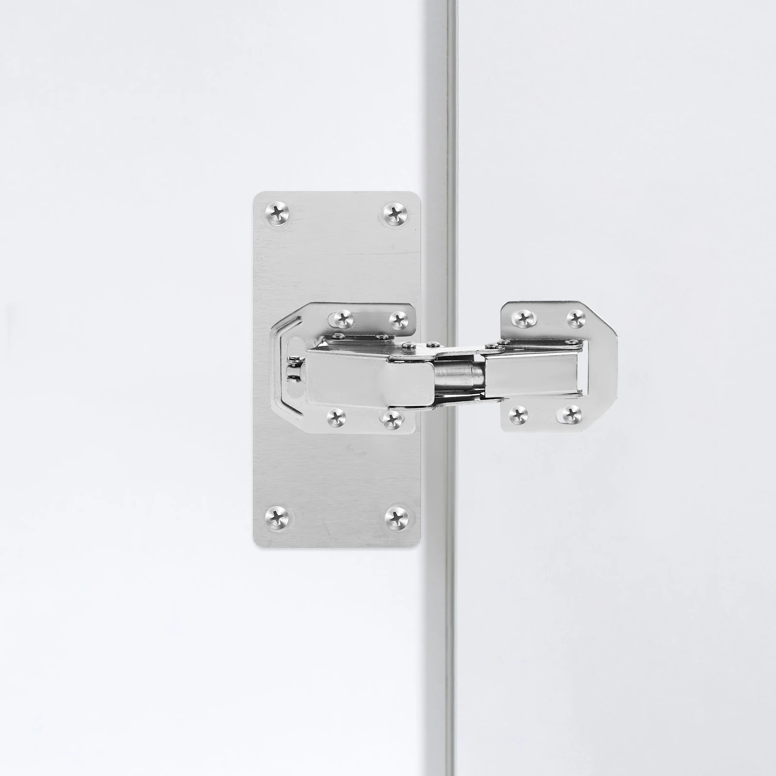Hydraulic Hinge Kitchen Cabinet Hinges Heavy Silver Screw on for Wood Doors Wardrobe Bookcase Cupboard Durable Easy
Hydraulic Hinge Kitchen Cabinet Hinges Heavy Silver Screw on for Wood Doors Wardrobe Bookcase Cupboard Durable Easy