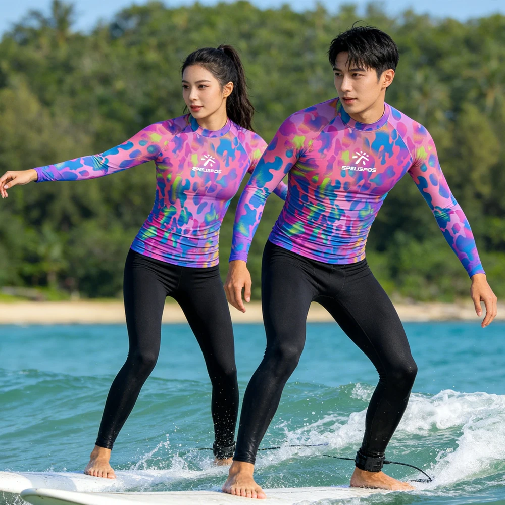 Women Men Long Sleeve UV Protection Surfing Shirt Rash Guard Sailing Top Wear High Quality Beach Swim Shirt for Water Sport Tour
Women Men Long Sleeve UV Protection Surfing Shirt Rash Guard Sailing Top Wear High Quality Beach Swim Shirt for Water Sport Tour