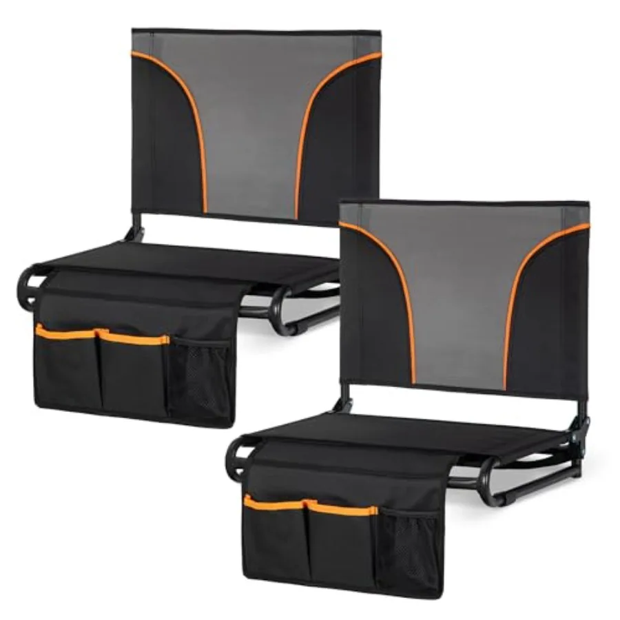 Stadium Seats for Bleachers with Armrests - Thick Padded Bleacher Chairs with Back Support, Extra Wide Stadium Chair for Sports
Stadium Seats for Bleachers with Armrests - Thick Padded Bleacher Chairs with Back Support, Extra Wide Stadium Chair for Sports