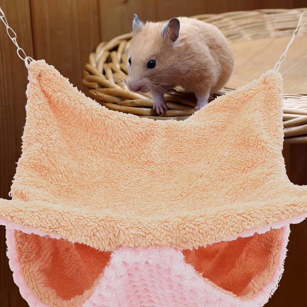 Double-Layer Hamster Hideout Hammock Soft Warm Pet Cage Hanging Bed Guinea Pig Sleeping Bed Adorable Chinchilla Rat Supplies
Double-Layer Hamster Hideout Hammock Soft Warm Pet Cage Hanging Bed Guinea Pig Sleeping Bed Adorable Chinchilla Rat Supplies