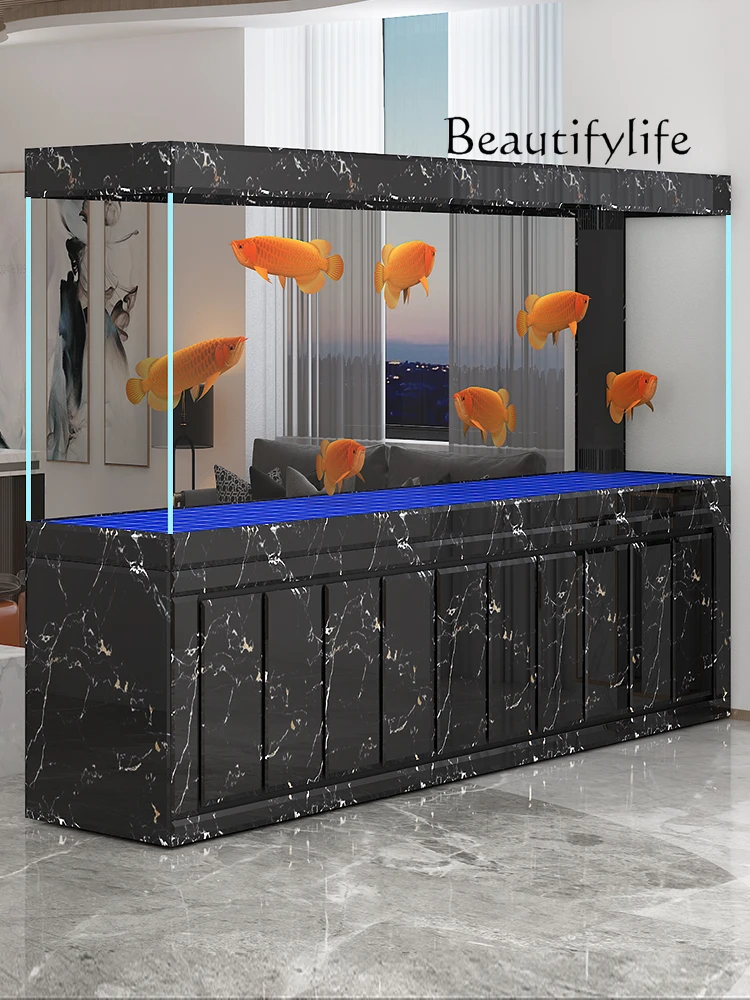 Living Room Large Household Gold Crystal Super White Glass Bottom Filter Aquarium
Living Room Large Household Gold Crystal Super White Glass Bottom Filter Aquarium