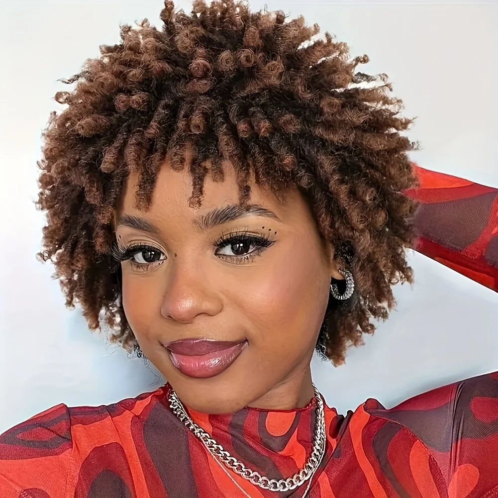 3 Inch Short Dreadlocks Wig Synthetic Soft Faux Locs Wigs Fluffy Afro Curly Dreads Locks Wig For Women and Men Daily Party Use
3 Inch Short Dreadlocks Wig Synthetic Soft Faux Locs Wigs Fluffy Afro Curly Dreads Locks Wig For Women and Men Daily Party Use