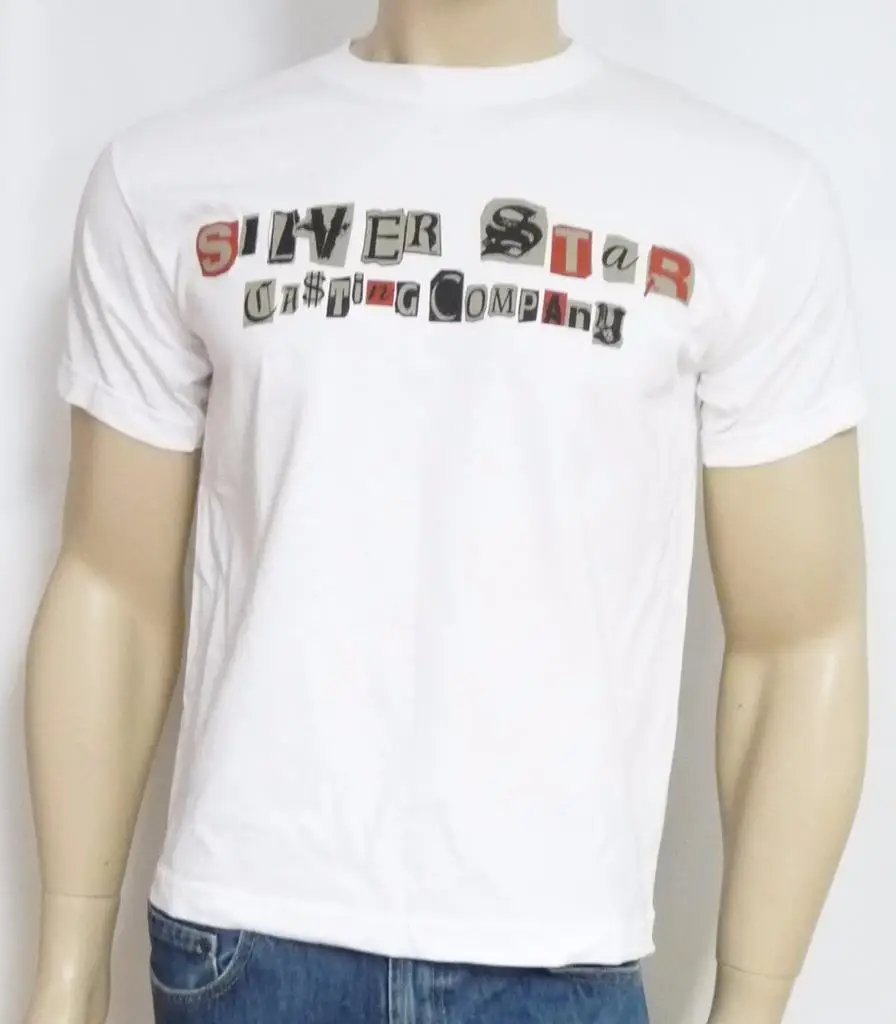 Silver Star Casting Punks Not Dead Tee White Graphic T-Shirt NWT Mens Small
Silver Star Casting Punks Not Dead Tee White Graphic T-Shirt NWT Mens Small