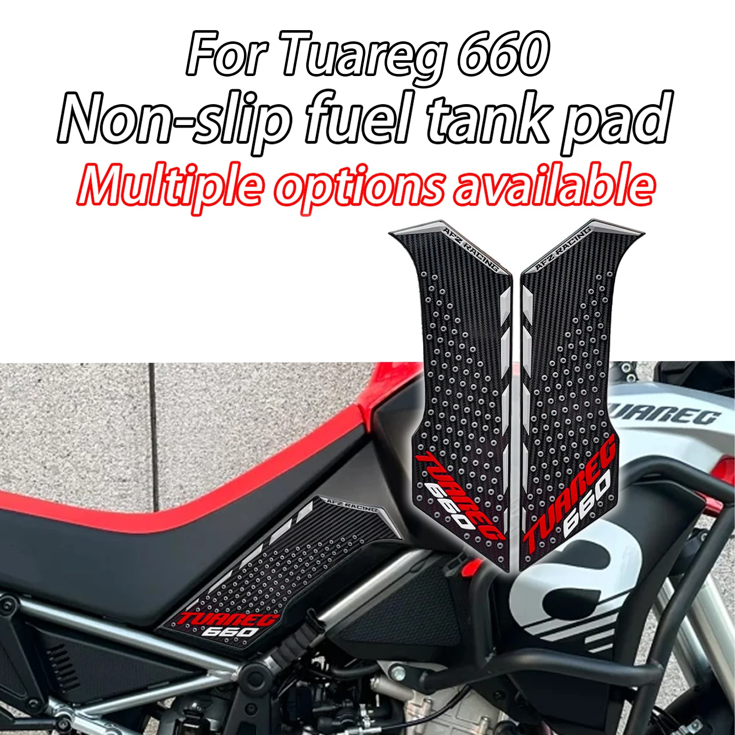 Наклейки на бак мотоцикла Aprilia Tuareg 660, резиновые противоскользящие накладки для защиты коленей на внедорожный мотоцикл
Наклейки на бак мотоцикла Aprilia Tuareg 660, резиновые противоскользящие накладки для защиты коленей на внедорожный мотоцикл