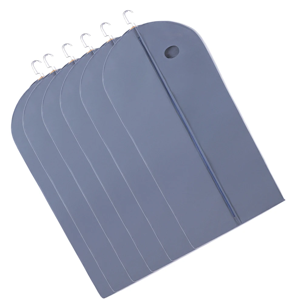 6 Pcs Dustproof Storage Bag Grey Garment Bags Clothes Cover Medium Suit Protectors
6 Pcs Dustproof Storage Bag Grey Garment Bags Clothes Cover Medium Suit Protectors