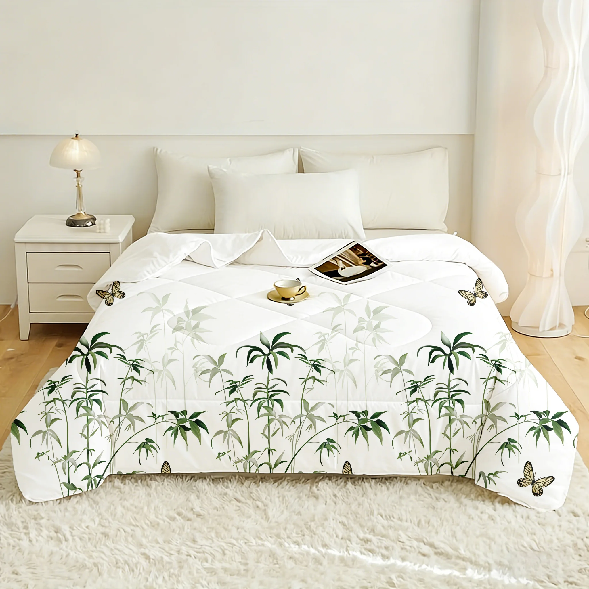 1pc Elegant Bamboo Ink Painting Quilt Core (Includes 1 quilt core only, no pillowcases or pillow inserts)
1pc Elegant Bamboo Ink Painting Quilt Core (Includes 1 quilt core only, no pillowcases or pillow inserts)