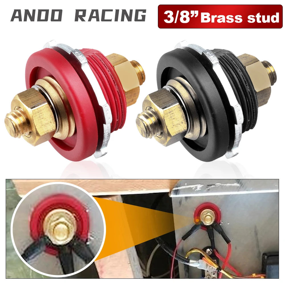 Heavy Duty 3/8" Brass Stud Remote Battery Power Junction Connector Post Terminal Kit For Car Camper RV Truck Boat Accessories
Heavy Duty 3/8" Brass Stud Remote Battery Power Junction Connector Post Terminal Kit For Car Camper RV Truck Boat Accessories