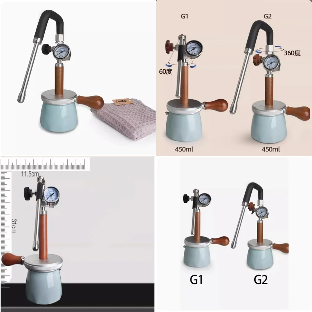 Pneumatic 4bar Milk Frother for Coffee Machine Steam Wand Foam Maker for Cappuccino Latte Espresso Outdoor Travel Portable
Pneumatic 4bar Milk Frother for Coffee Machine Steam Wand Foam Maker for Cappuccino Latte Espresso Outdoor Travel Portable
