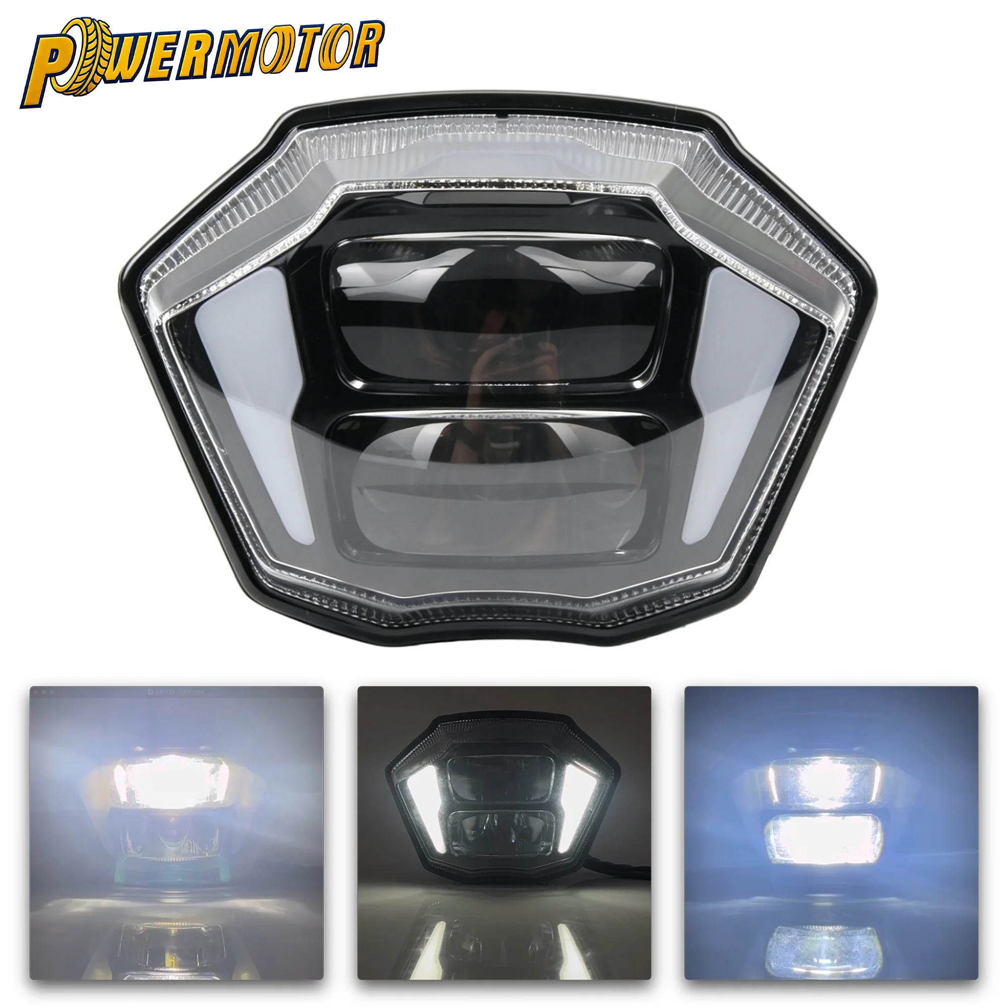 LED Headlight Assembly For Surron Ultra Bee Electric Motorcycle Dirt Bike Dual Lens Front Head Lamp DRL Headlamp Replacement
LED Headlight Assembly For Surron Ultra Bee Electric Motorcycle Dirt Bike Dual Lens Front Head Lamp DRL Headlamp Replacement