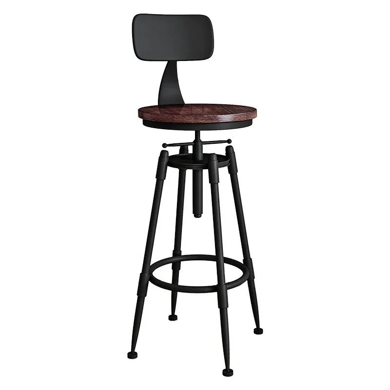 Modern High Footed Iron Back Chair: Solid Wood and Soft Cushion, Rotating Lift PU Leather Seating, Light Luxury Style
Modern High Footed Iron Back Chair: Solid Wood and Soft Cushion, Rotating Lift PU Leather Seating, Light Luxury Style
