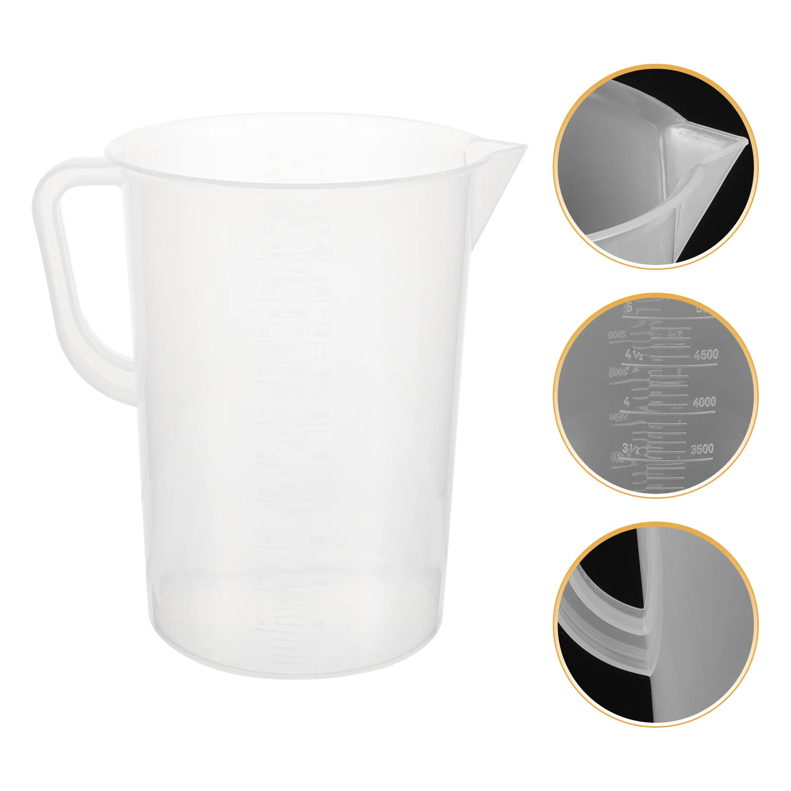 Pitcher for Oil Plastic Measuring Cup Food Containers Scaled Holder Cups Fuel Clear
Pitcher for Oil Plastic Measuring Cup Food Containers Scaled Holder Cups Fuel Clear