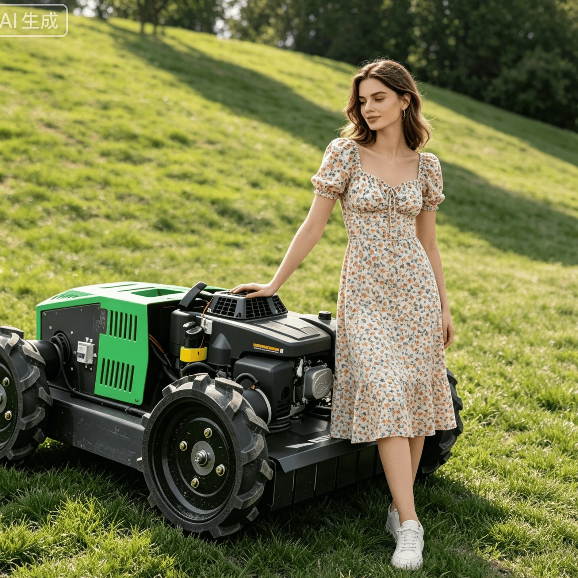 Customized high efficiency remote petrol lawn mower robot compact durable body for hillside wasteland grass clearance estate par
Customized high efficiency remote petrol lawn mower robot compact durable body for hillside wasteland grass clearance estate par
