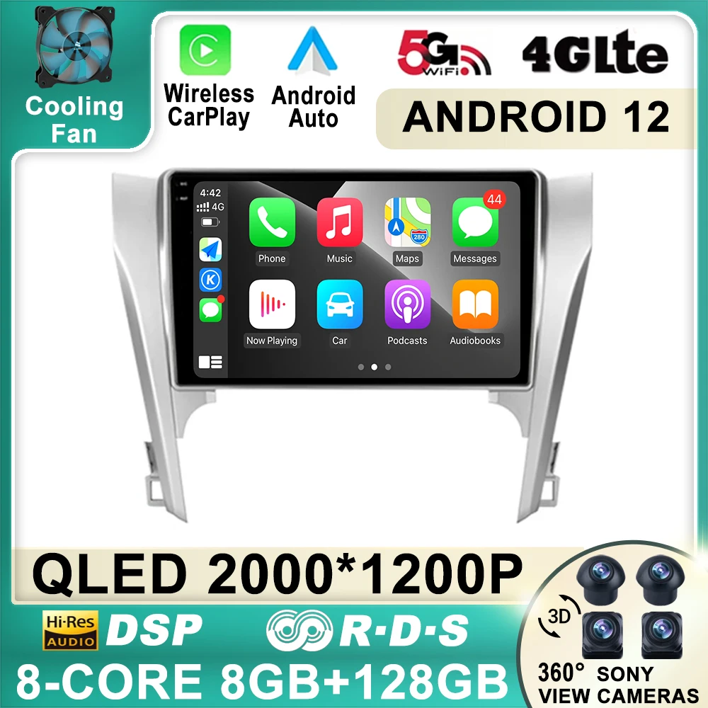 Android 12 For Toyota Camry 7 XV 50 55 2011 - 2014 Car Radio Multimedia Video Player Navigation Stereo GPS No 2din 2 Din Dvd
Android 12 For Toyota Camry 7 XV 50 55 2011 - 2014 Car Radio Multimedia Video Player Navigation Stereo GPS No 2din 2 Din Dvd