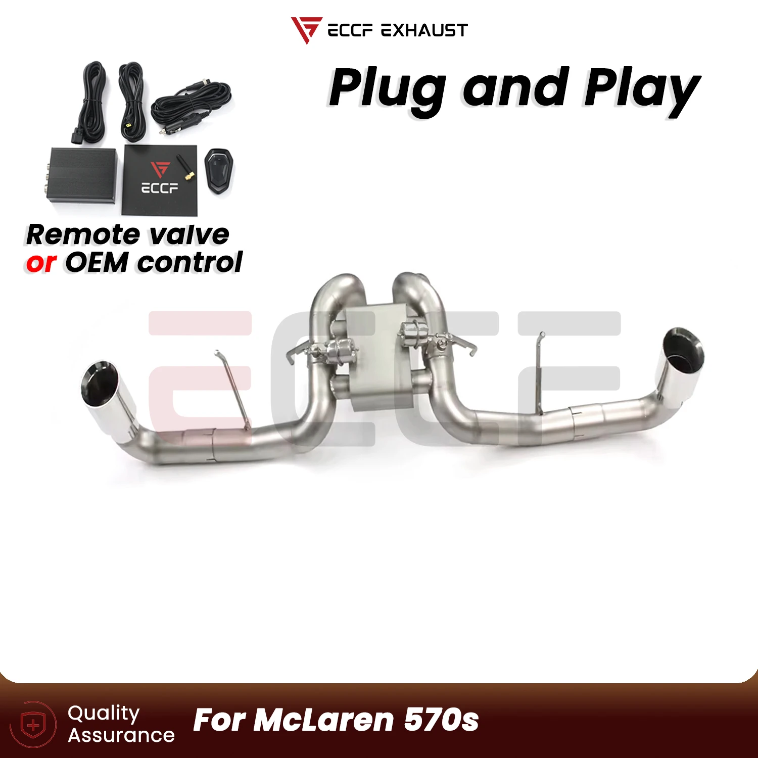 For McLaren 570s Pneumatic Valve Stainless Steel catback exhaust system Aggressive Exhaust Sound Performance Upgrade
For McLaren 570s Pneumatic Valve Stainless Steel catback exhaust system Aggressive Exhaust Sound Performance Upgrade