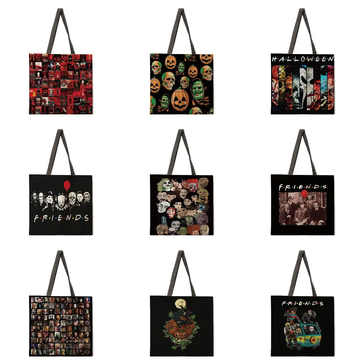 Halloween linen tote bag, lightweight shoulder bag, large capacity eco-friendly shopping bag, handbag, tote bag
Halloween linen tote bag, lightweight shoulder bag, large capacity eco-friendly shopping bag, handbag, tote bag