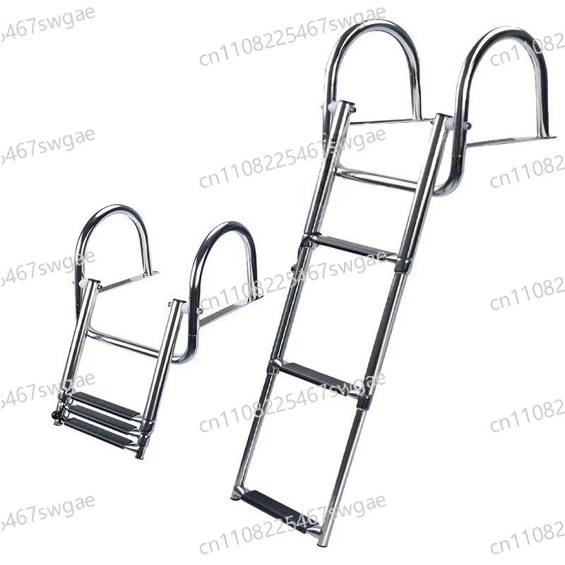 Stainless Steel Sliding Telescopic Boat Ladder Foldable 3/4 Step Boarding Ladder
Stainless Steel Sliding Telescopic Boat Ladder Foldable 3/4 Step Boarding Ladder