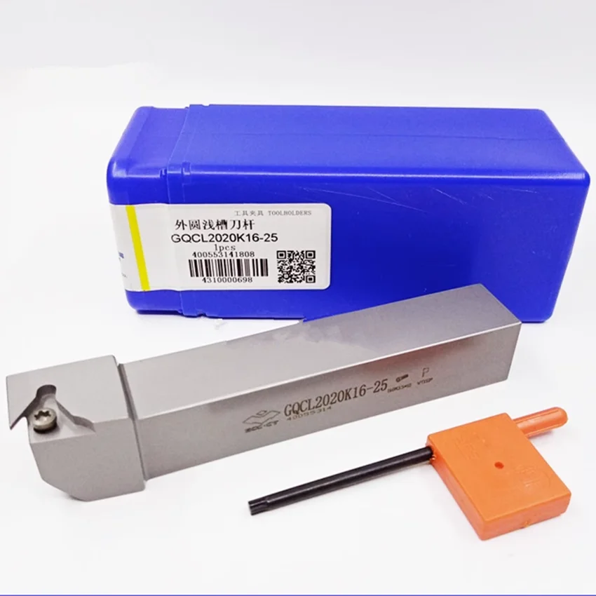GQCR2020K16-25/GQCL2020K16-25/GQCR2020K22-15/GQCL2020K22-15 ZCC.CT Outer Circular Shallow Groove Cutting Tool 1PCS/BOX
GQCR2020K16-25/GQCL2020K16-25/GQCR2020K22-15/GQCL2020K22-15 ZCC.CT Outer Circular Shallow Groove Cutting Tool 1PCS/BOX