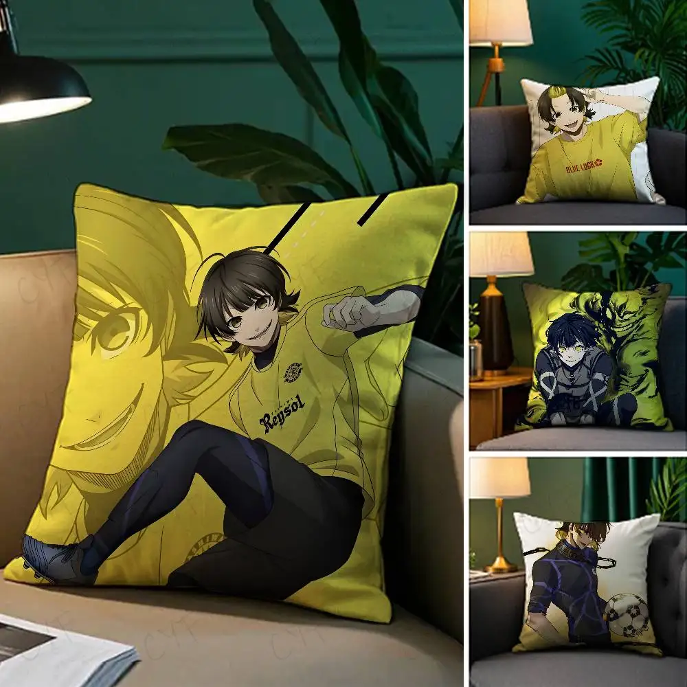 Anime BLUE LOCK Pillow Case Custom Printed Brushed Fleece Pillow, Baby Skin-Touch, Eco-Friendly Dye-Sublimation Cushion for Home
Anime BLUE LOCK Pillow Case Custom Printed Brushed Fleece Pillow, Baby Skin-Touch, Eco-Friendly Dye-Sublimation Cushion for Home