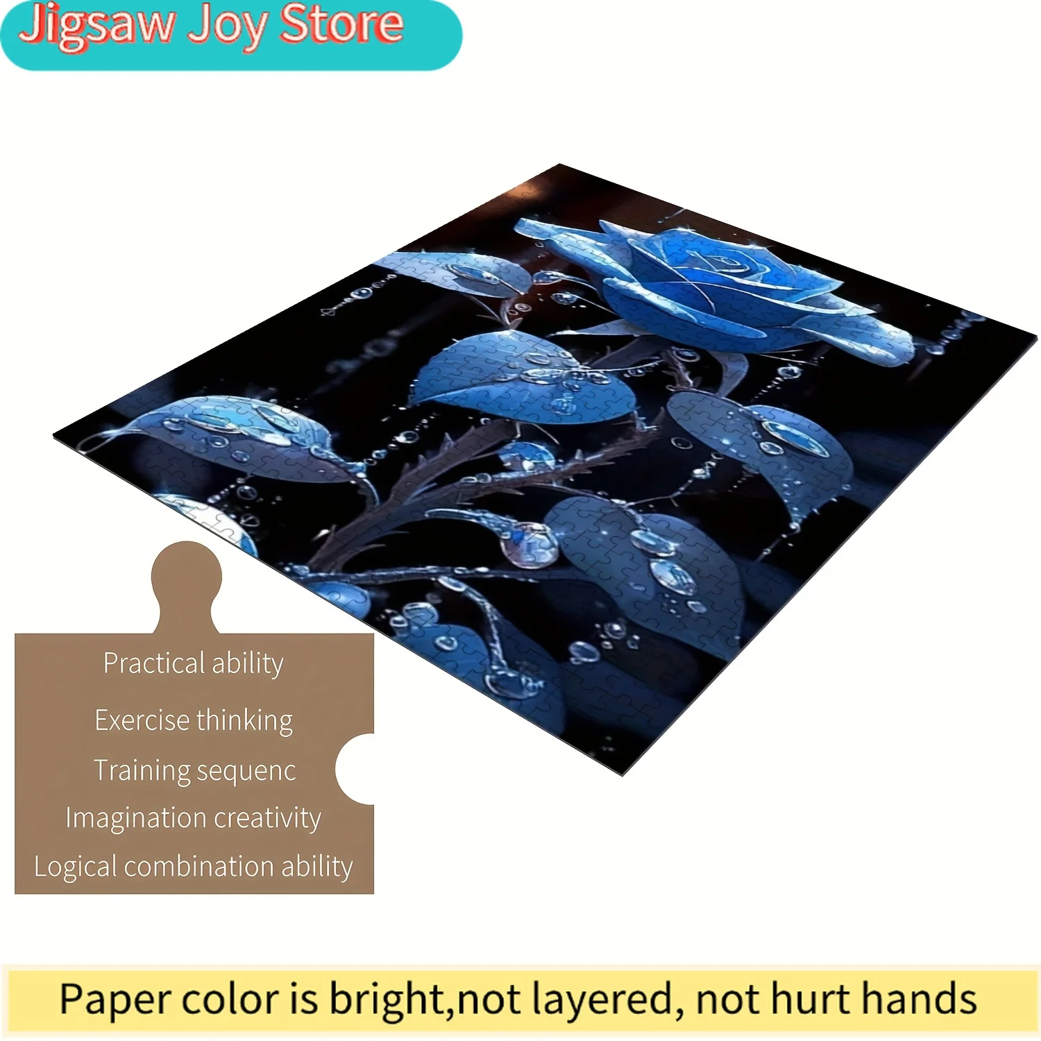 Blue Roses Wooden Puzzle for & Families - Challenging Color-Coded Pieces, Intermediate Level Brain, Portable & Scratch-Resist
Blue Roses Wooden Puzzle for & Families - Challenging Color-Coded Pieces, Intermediate Level Brain, Portable & Scratch-Resist