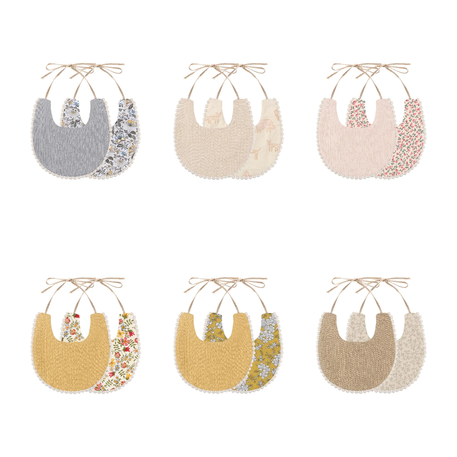 Double-sided printed crepe absorbent bib set (1 piece each of H508+H510+H509+H513+H504+H503)
Double-sided printed crepe absorbent bib set (1 piece each of H508+H510+H509+H513+H504+H503)