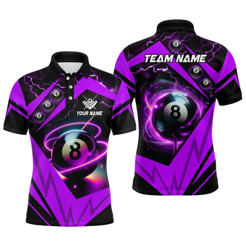 Personalized Men's Billiard Graphic Polo Short Sleeve Polo Shirt Outdoor Casual Daily Streetwear Summer Sports Polyester Shirts
Personalized Men's Billiard Graphic Polo Short Sleeve Polo Shirt Outdoor Casual Daily Streetwear Summer Sports Polyester Shirts