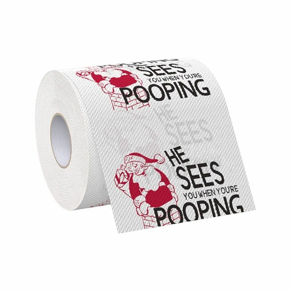 Santa Printed Christmas Toilet Roll Paper Christmas Tree Printed Kitchen Tool Christmas Pattern Tissue Color Pattern
Santa Printed Christmas Toilet Roll Paper Christmas Tree Printed Kitchen Tool Christmas Pattern Tissue Color Pattern