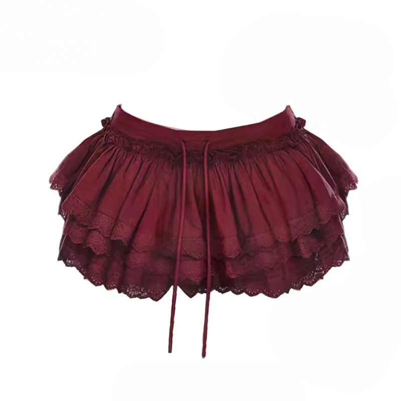 Kawaii Lace Patchwork Ball Gown Women's Skirts 2025 Summer Fairy Drawstring Y2k Aesthetic Skirt Streetwear Grunge Pleated Faldas
Kawaii Lace Patchwork Ball Gown Women's Skirts 2025 Summer Fairy Drawstring Y2k Aesthetic Skirt Streetwear Grunge Pleated Faldas