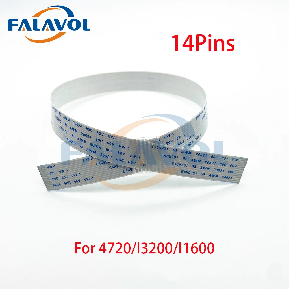 FALAVOL 8PCS 14Pins I3200 PrintHead Cable For Epson 4720/I3200 For Solvent UV Flatbed Printer Head 14P FFC Flat Data Cable
FALAVOL 8PCS 14Pins I3200 PrintHead Cable For Epson 4720/I3200 For Solvent UV Flatbed Printer Head 14P FFC Flat Data Cable