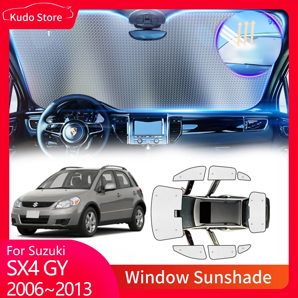 Full Coverage Sunshades for Suzuki SX4 Fiat Sedici Hatchback 2006~2013 GY EY RW Window Visor Mats Windshield Curtain Accessories
Full Coverage Sunshades for Suzuki SX4 Fiat Sedici Hatchback 2006~2013 GY EY RW Window Visor Mats Windshield Curtain Accessories
