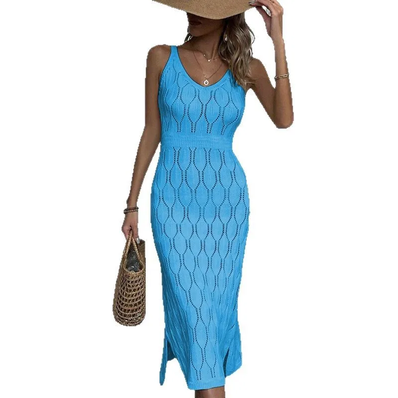 2025 Dress Women Female Clothing Fashion Beach Dresses Women Solid Color Sexy Knit Beach Bikini Swimwear Cover Up Dresses
2025 Dress Women Female Clothing Fashion Beach Dresses Women Solid Color Sexy Knit Beach Bikini Swimwear Cover Up Dresses