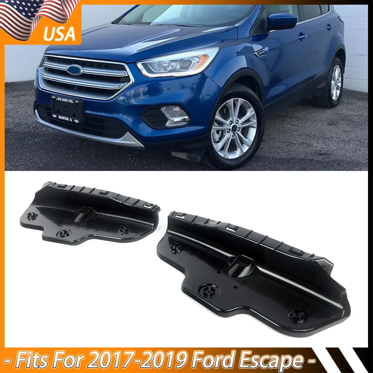 Headlight Bracket LH + RH Side for 2017-2019 Ford Escape CJ5Z17C972A CJ5Z17C973A US/EU Version
Headlight Bracket LH + RH Side for 2017-2019 Ford Escape CJ5Z17C972A CJ5Z17C973A US/EU Version