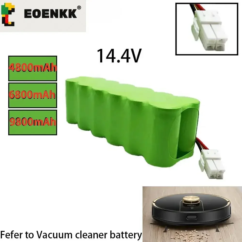 EOENKK 14.4V NI-MH SC Robot Vacuum Cleaner Rechargeable Battery 14.4V 4800mAh 6800mAh 9800mAh SR8840 SR8845 SR8855 SR8895
EOENKK 14.4V NI-MH SC Robot Vacuum Cleaner Rechargeable Battery 14.4V 4800mAh 6800mAh 9800mAh SR8840 SR8845 SR8855 SR8895
