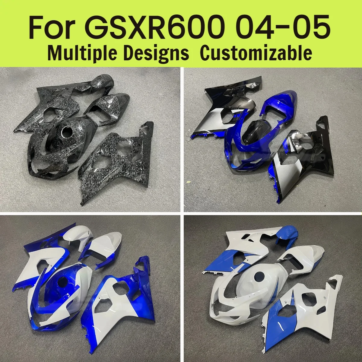 For GSXR600 GSXR750 2004 2005 Body Works Cover Fairings GSXR 600 750 04 05 Motorcycle Fairing Kit Injection Molding Fit
For GSXR600 GSXR750 2004 2005 Body Works Cover Fairings GSXR 600 750 04 05 Motorcycle Fairing Kit Injection Molding Fit