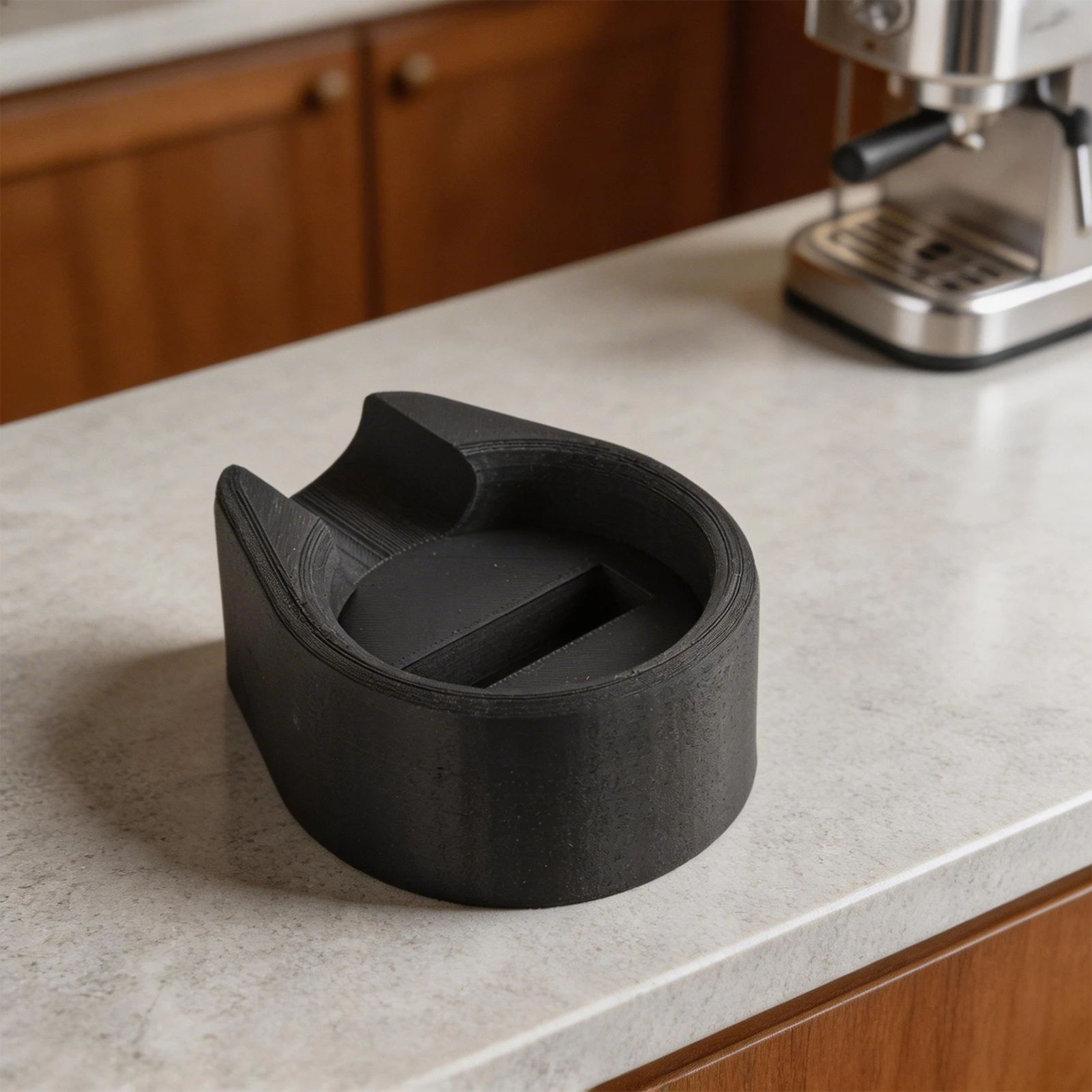 Espresso Portafilter Holder and Tamper Stand built from for NJ ES601 655 701 efficient tamping and reduced mess
Espresso Portafilter Holder and Tamper Stand built from for NJ ES601 655 701 efficient tamping and reduced mess