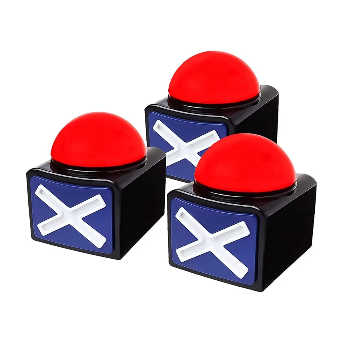 AAM-3Pcs Game Answer Buzzer, игровой зуммер, звуковая кнопка воспроизведения со световой подсветкой, викторина Got Talent Buzzer, игровые игрушки, шоу
AAM-3Pcs Game Answer Buzzer, игровой зуммер, звуковая кнопка воспроизведения со световой подсветкой, викторина Got Talent Buzzer, игровые игрушки, шоу