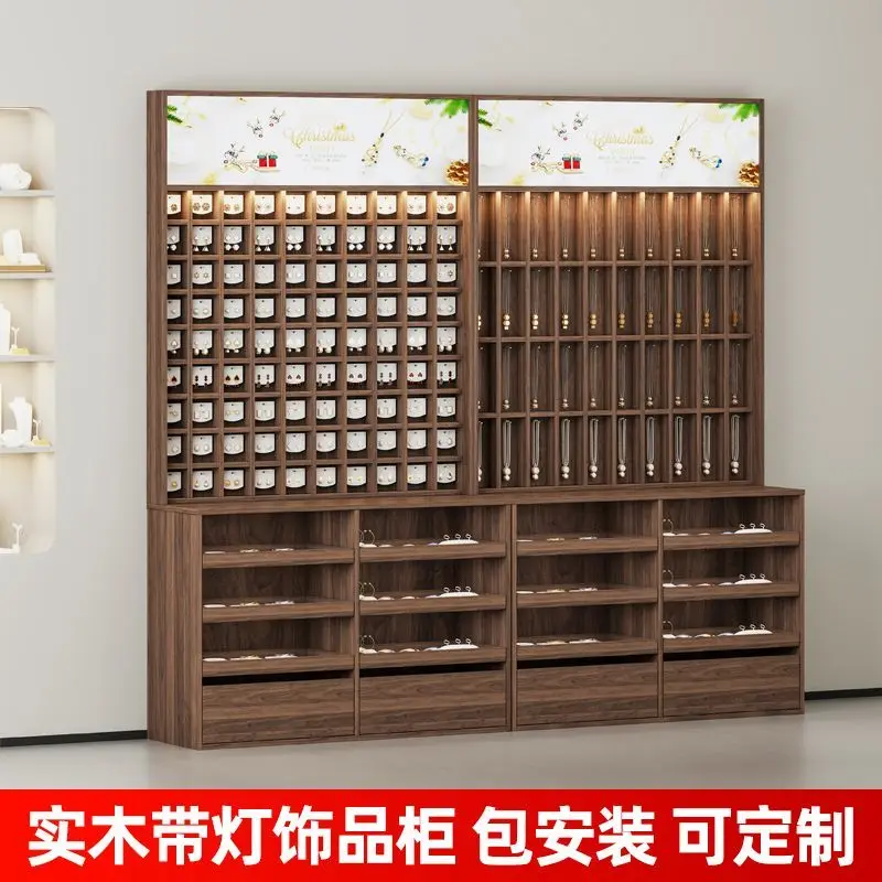 Custom. Jewelry Shop Earrings Necklace Display Cabinet Jewelry Lattice Frame Cabinet Accessories Showcase Wear Nail Pendant
Custom. Jewelry Shop Earrings Necklace Display Cabinet Jewelry Lattice Frame Cabinet Accessories Showcase Wear Nail Pendant
