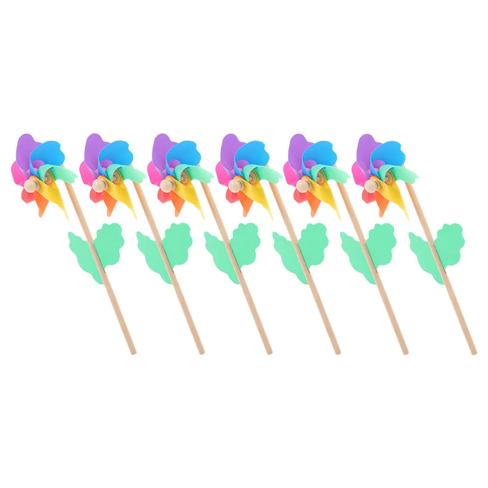6 Pcs 12cm Colorful Windmill Rainbow Pinwheel for Kids Garden Decor ABS Wood Easy Install Party Favors Balcony
6 Pcs 12cm Colorful Windmill Rainbow Pinwheel for Kids Garden Decor ABS Wood Easy Install Party Favors Balcony