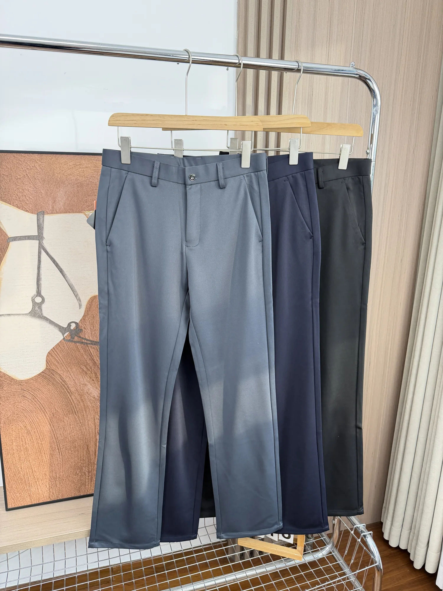 Thiened Warm Straight Leg Men's Casual Pants Anti-Wrinkle Non-Iron Autumn Winter Busin Casual Faionable Long Trousers
Thiened Warm Straight Leg Men's Casual Pants Anti-Wrinkle Non-Iron Autumn Winter Busin Casual Faionable Long Trousers