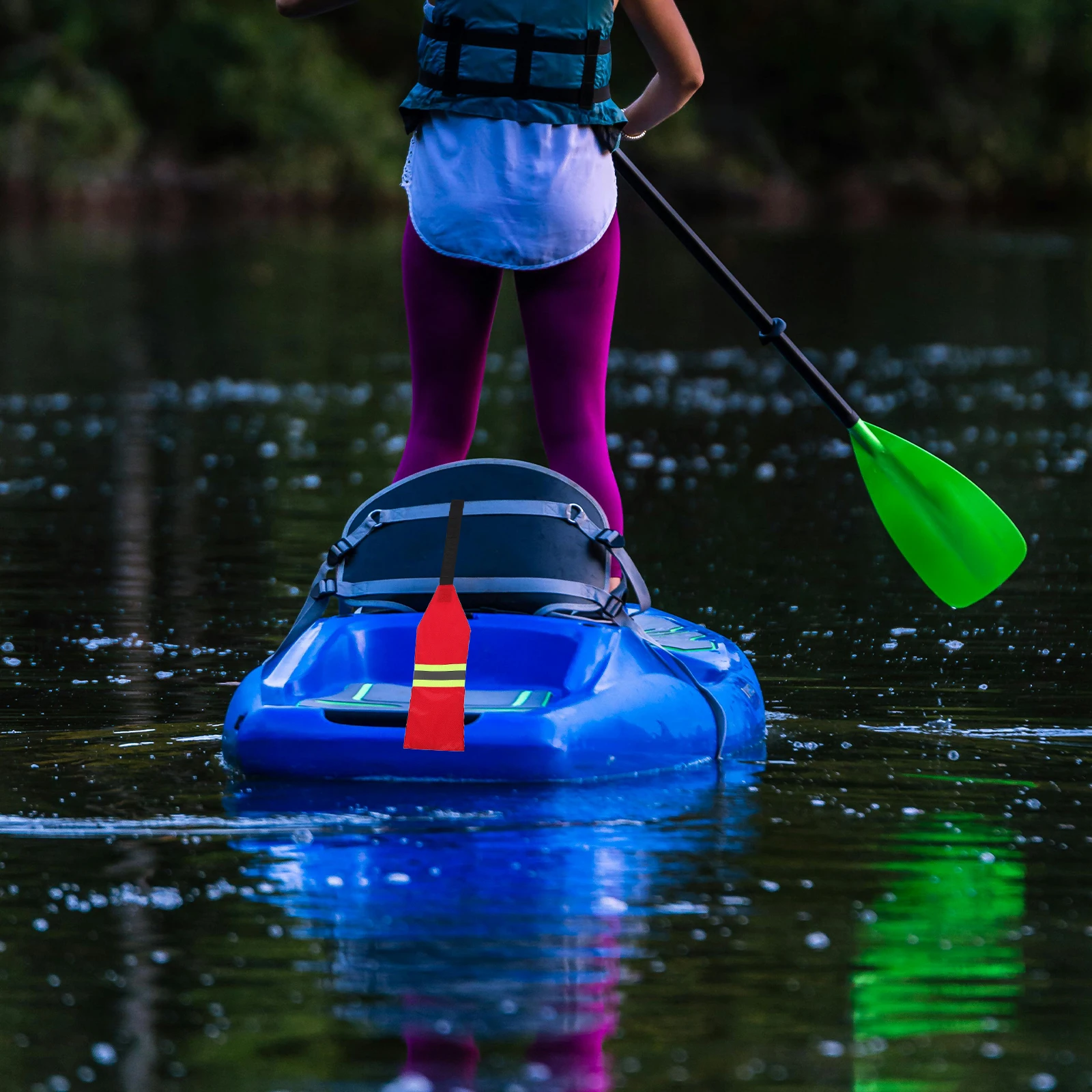 1pc Kayak Flag High Visibility Reflective Materials Secure Attachment Durable Oxford Fabric Easy Installation Versatile Use
1pc Kayak Flag High Visibility Reflective Materials Secure Attachment Durable Oxford Fabric Easy Installation Versatile Use