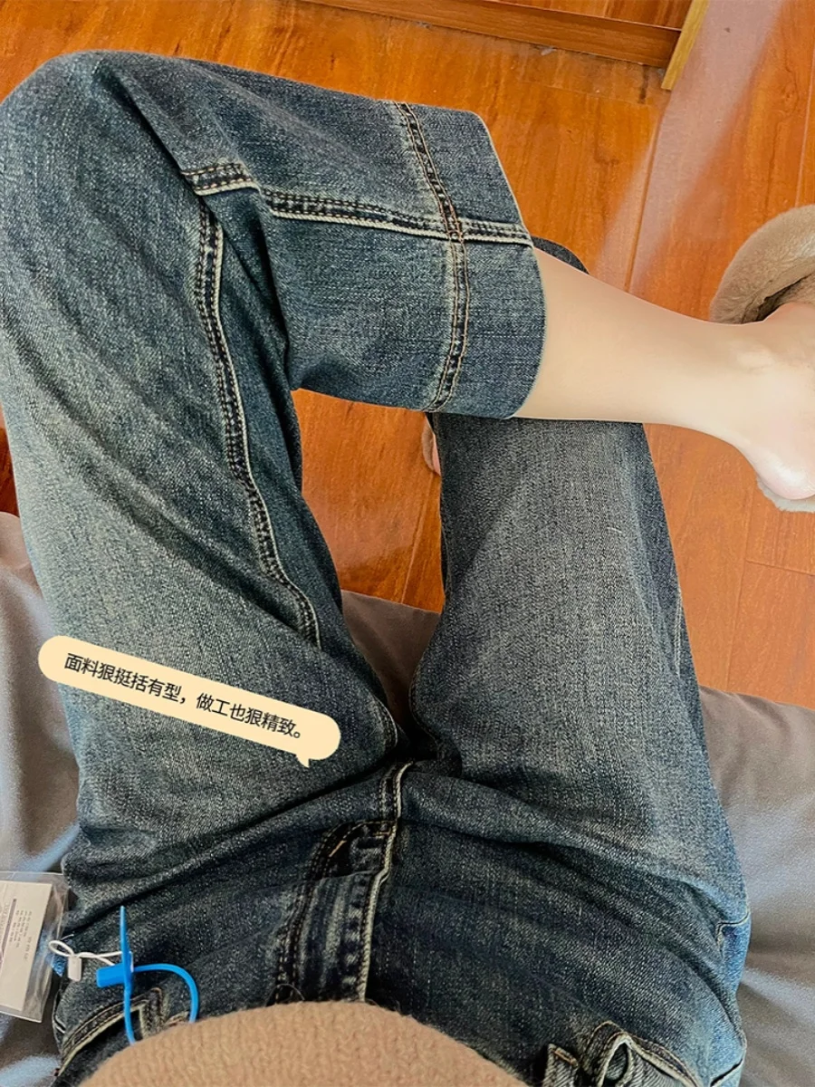 Новые женские джинсы с высокой талией, прямые, синие, больших размеров, эластичные, утягивающие, французские брюки-«багеты», узкие брюки-«трубы» малого размера
Новые женские джинсы с высокой талией, прямые, синие, больших размеров, эластичные, утягивающие, французские брюки-«багеты», узкие брюки-«трубы» малого размера