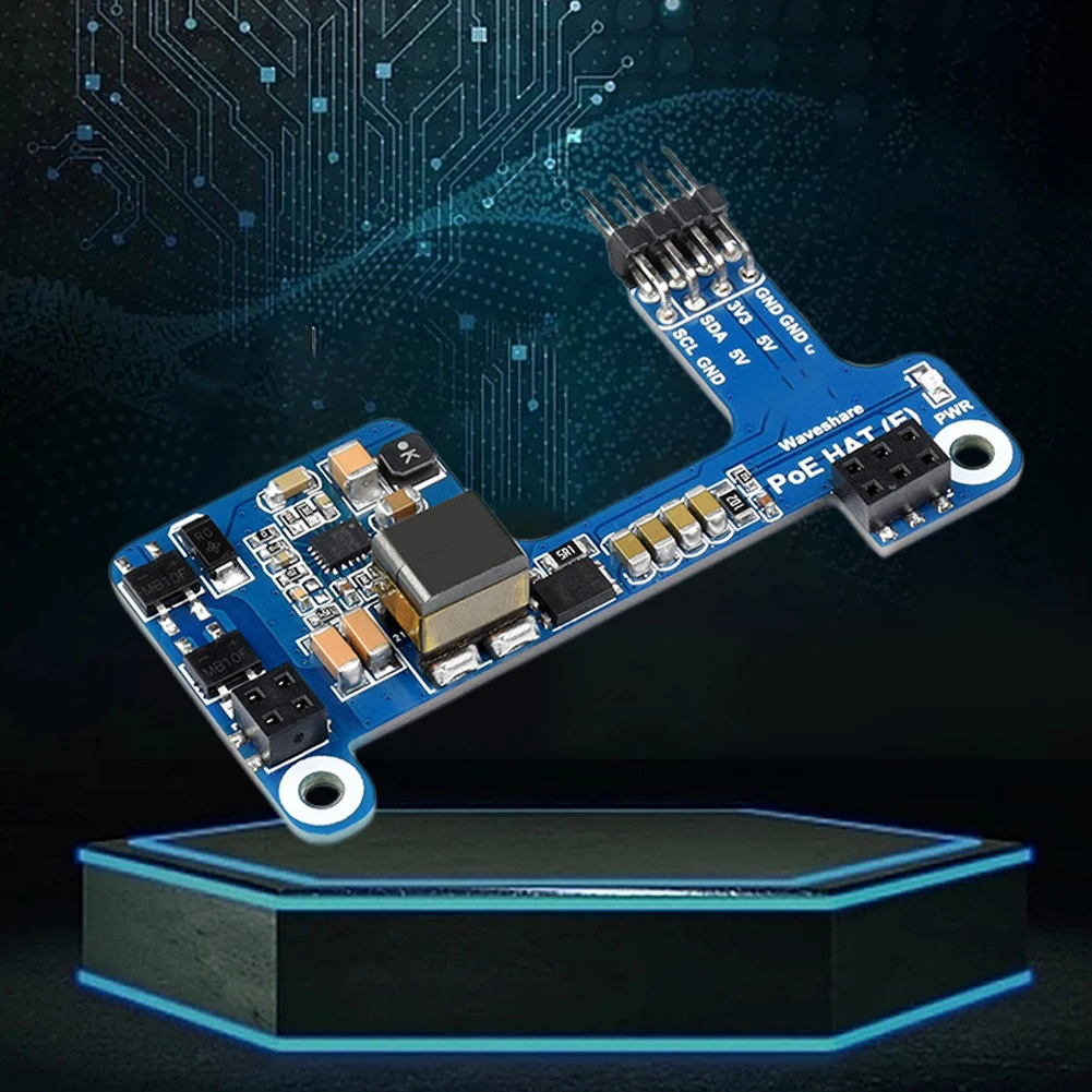 4B 3B+ Power Over Ethernet HAT 802.3af-Compliant Network Power Module 5V2.5A for Raspberry Pi
4B 3B+ Power Over Ethernet HAT 802.3af-Compliant Network Power Module 5V2.5A for Raspberry Pi