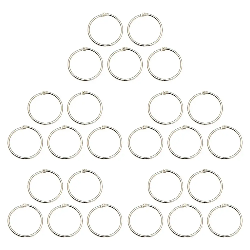 25 шт. металлических кольцевых переплетных колец с гладкой поверхностью, практичные кольца для блокнотов, скрапбукинга, DIY-проектов, переплетных кольцевых механизмов
25 шт. металлических кольцевых переплетных колец с гладкой поверхностью, практичные кольца для блокнотов, скрапбукинга, DIY-проектов, переплетных кольцевых механизмов