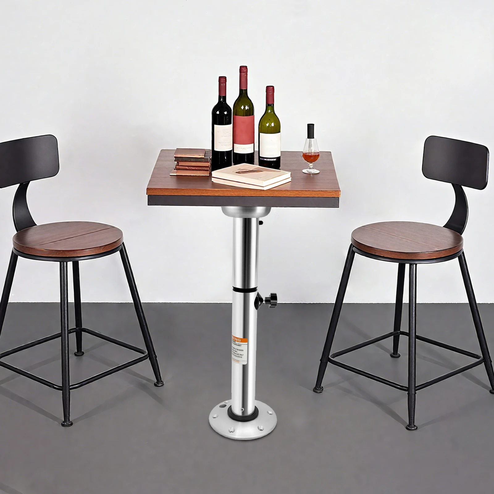 55lbs Load Capacity Table Pedestal, Lightweight Height Adjustable Stand with Removable Base, for RV Kitchen Workroom
55lbs Load Capacity Table Pedestal, Lightweight Height Adjustable Stand with Removable Base, for RV Kitchen Workroom
