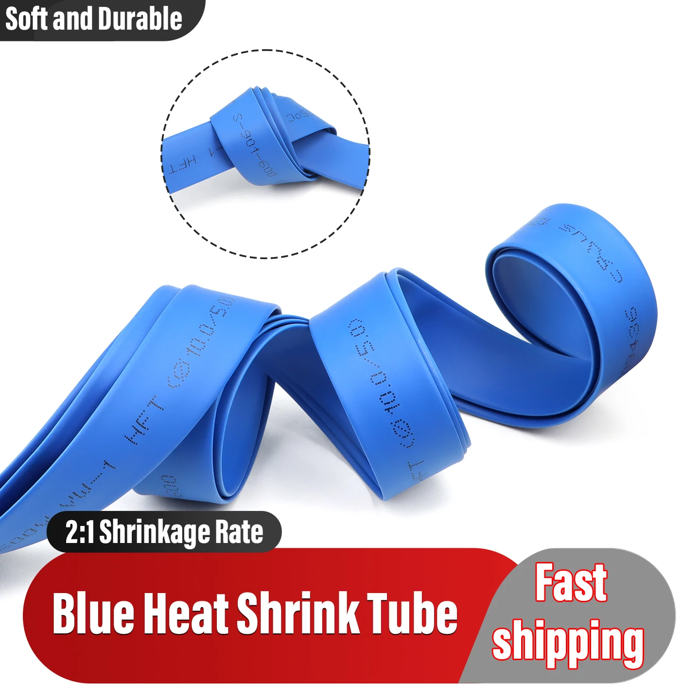 2:1Blue Heat Shrink Tube 0.6 - 80mm Diameter DIY Connector Repair Electrical Insulation Waterproof Protecctor Shrinkage Tubing
2:1Blue Heat Shrink Tube 0.6 - 80mm Diameter DIY Connector Repair Electrical Insulation Waterproof Protecctor Shrinkage Tubing