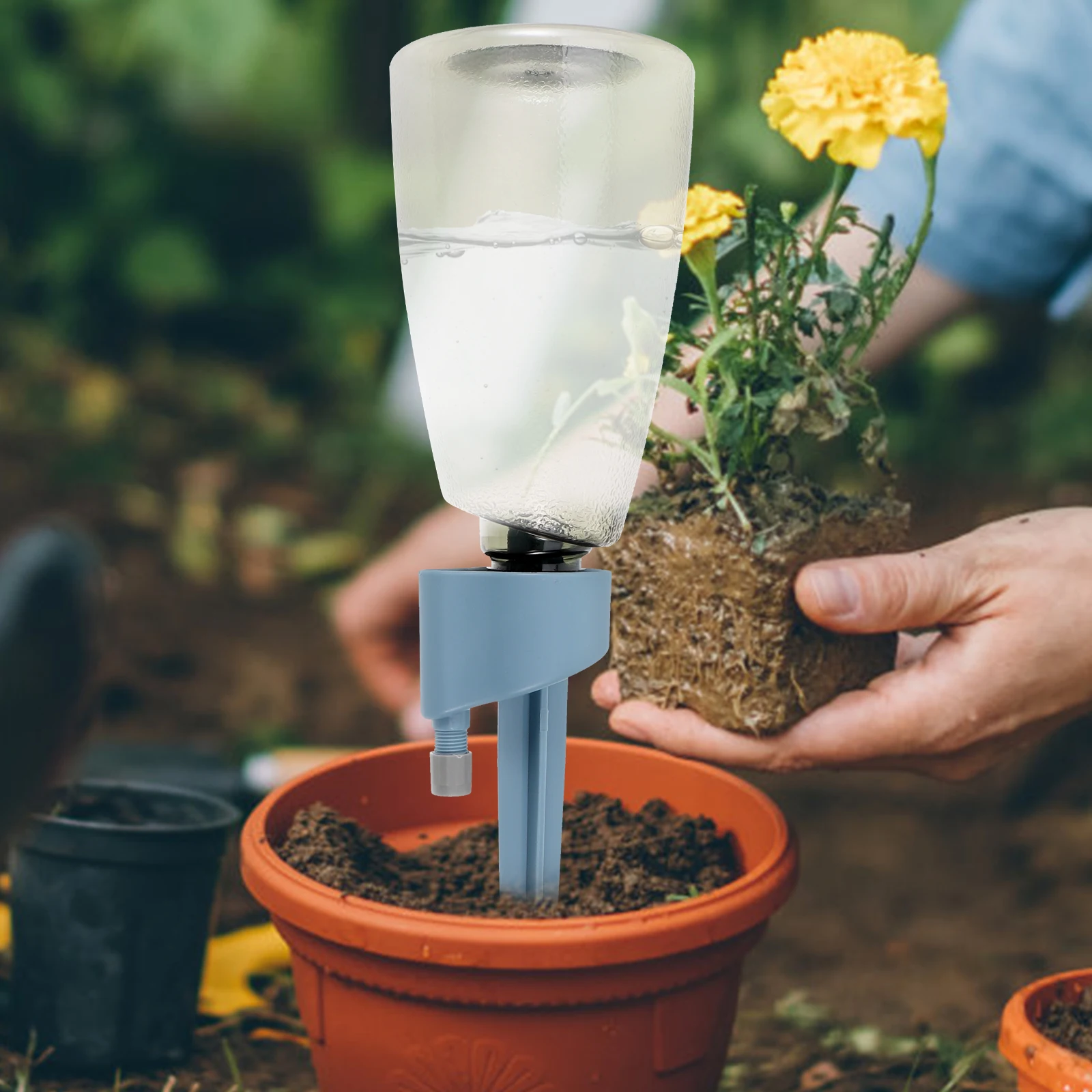 Adjustable Flow Automatic Spikes Self Plant Irrigation System Drip Control Leakproof Universal Fit for Garden Indoor
Adjustable Flow Automatic Spikes Self Plant Irrigation System Drip Control Leakproof Universal Fit for Garden Indoor